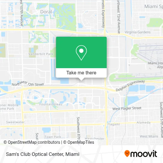 Sam's Club Optical Center map