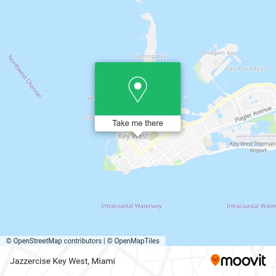 Jazzercise Key West map