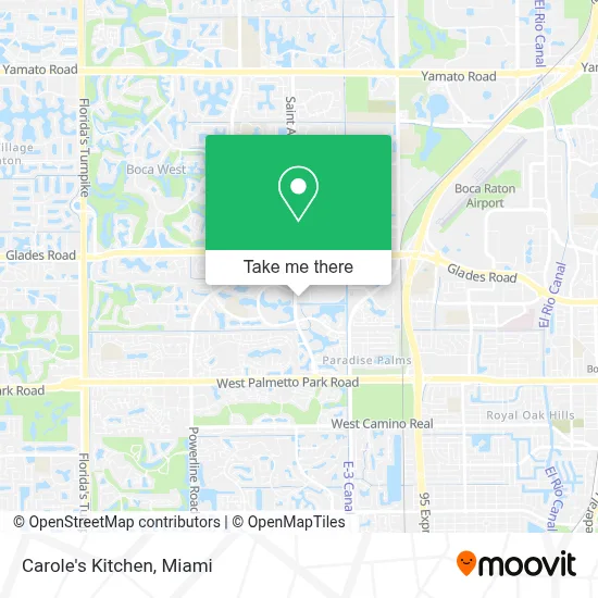 Carole's Kitchen map