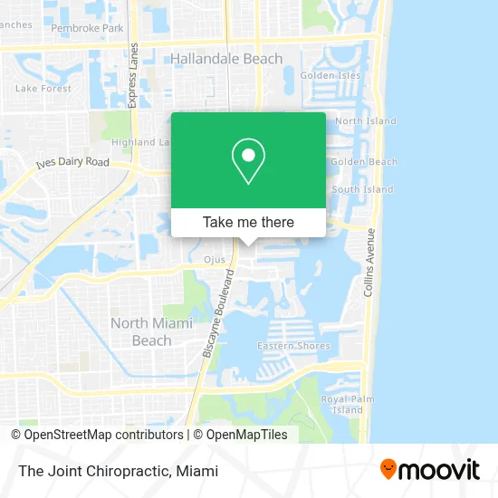The Joint Chiropractic map