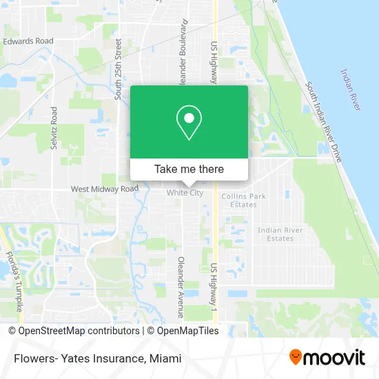 Flowers- Yates Insurance map