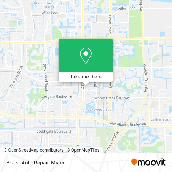 Boost Auto Repair map