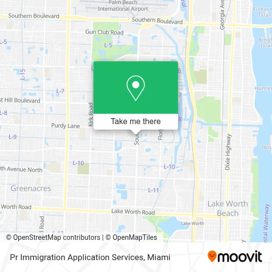 Pr Immigration Application Services map