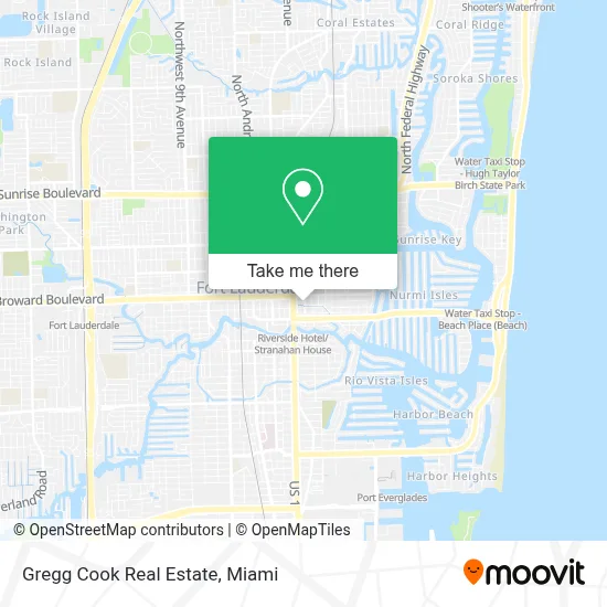 Gregg Cook Real Estate map