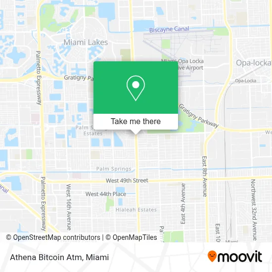 Athena Bitcoin Atm map