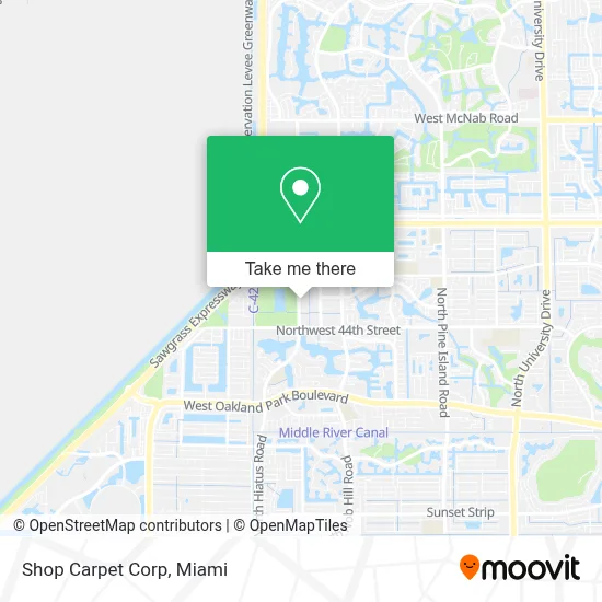 Shop Carpet Corp map