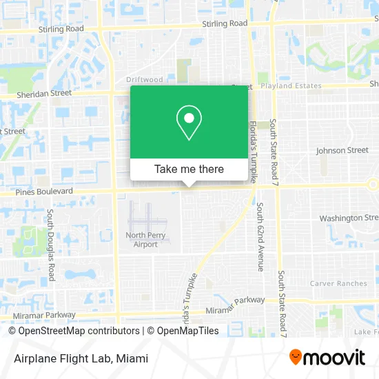 Airplane Flight Lab map