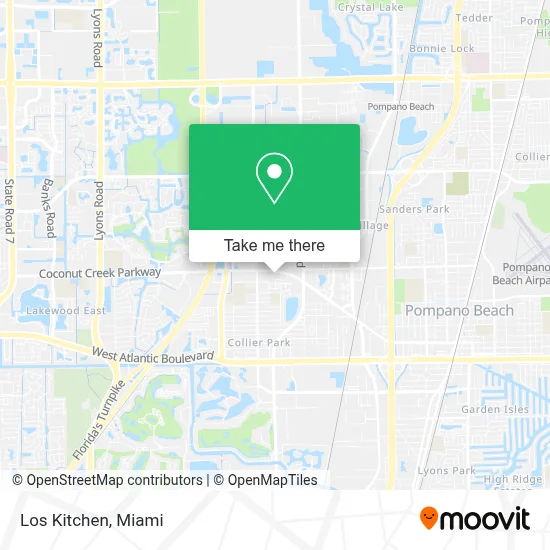 Los Kitchen map