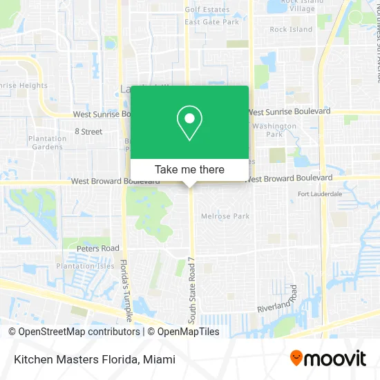 Kitchen Masters Florida map