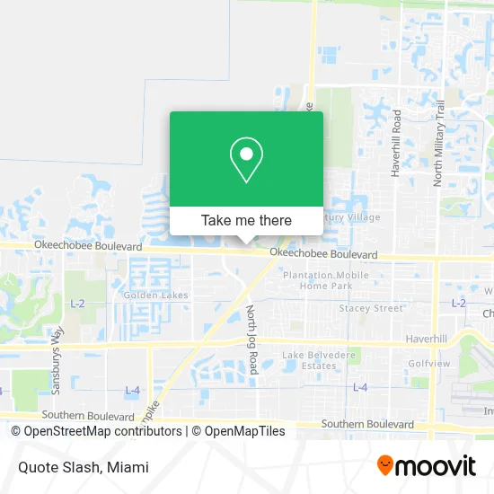 Quote Slash map
