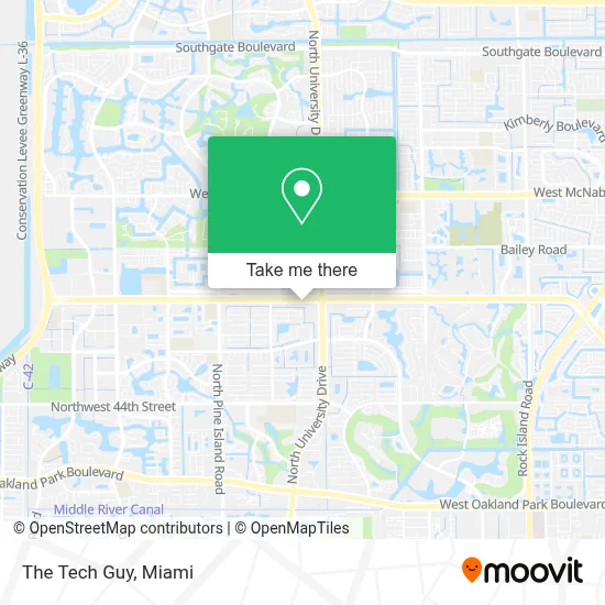 The Tech Guy map