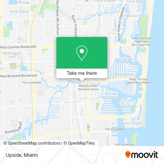 Upside map