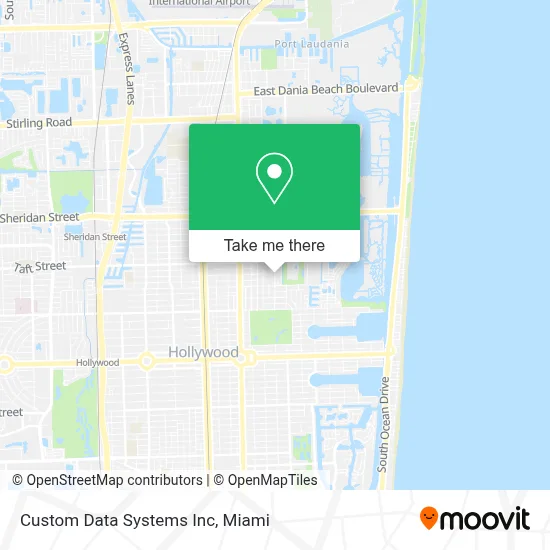 Custom Data Systems Inc map