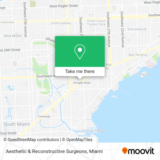 Aesthetic & Reconstructive Surgeons map