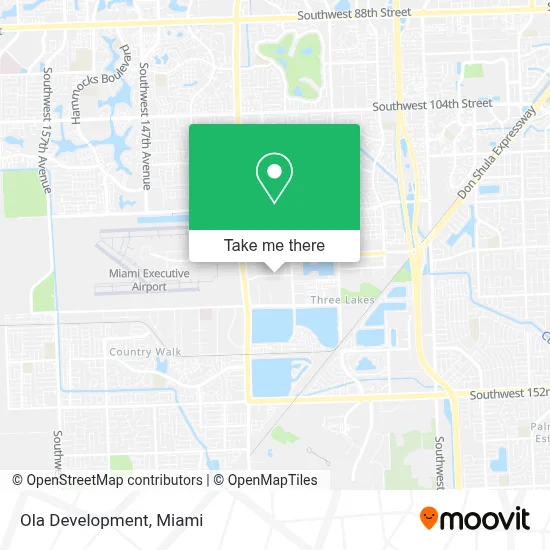 Ola Development map