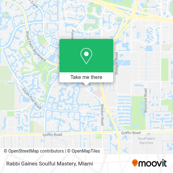 Rabbi Gaines Soulful Mastery map