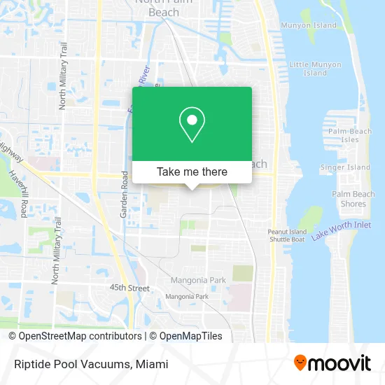 Riptide Pool Vacuums map
