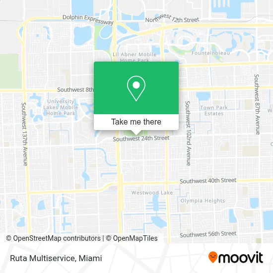 Ruta Multiservice map