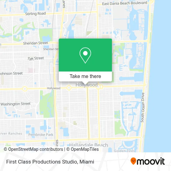 First Class Productions Studio map