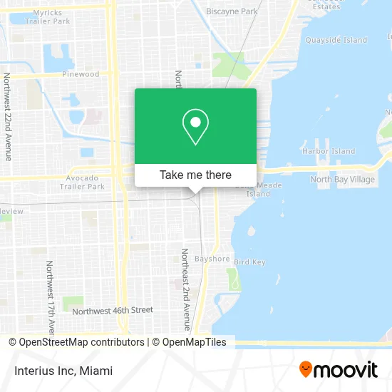 Interius Inc map