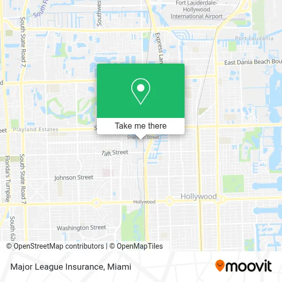 Major League Insurance map