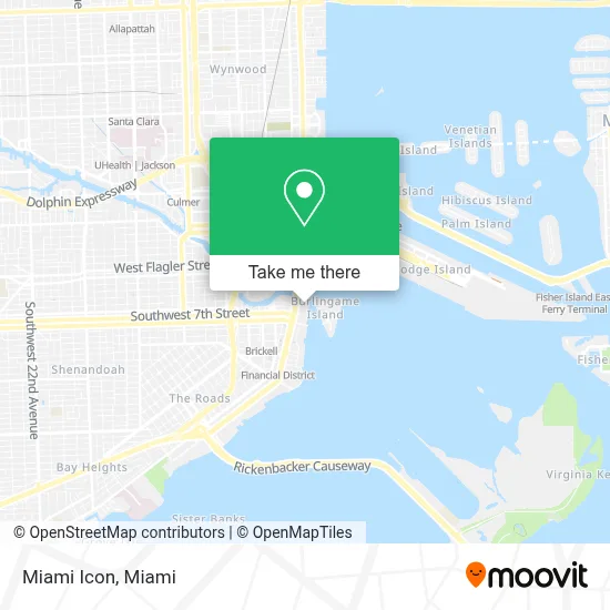 Miami Icon map