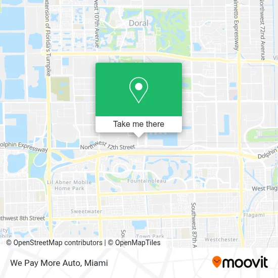We Pay More Auto map