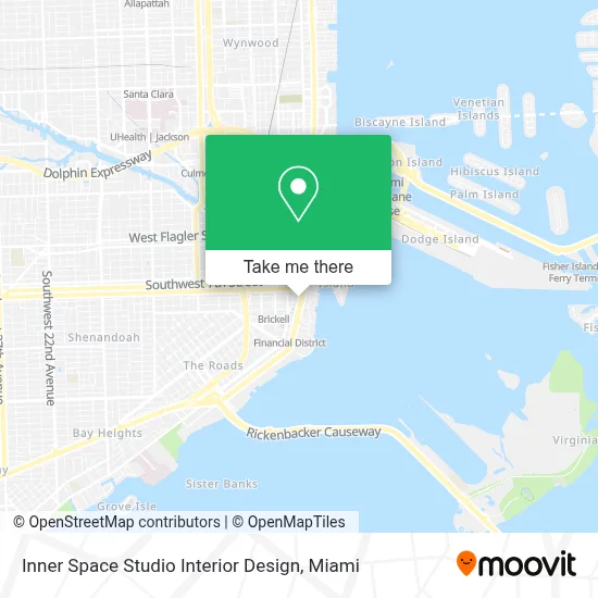 Inner Space Studio Interior Design map