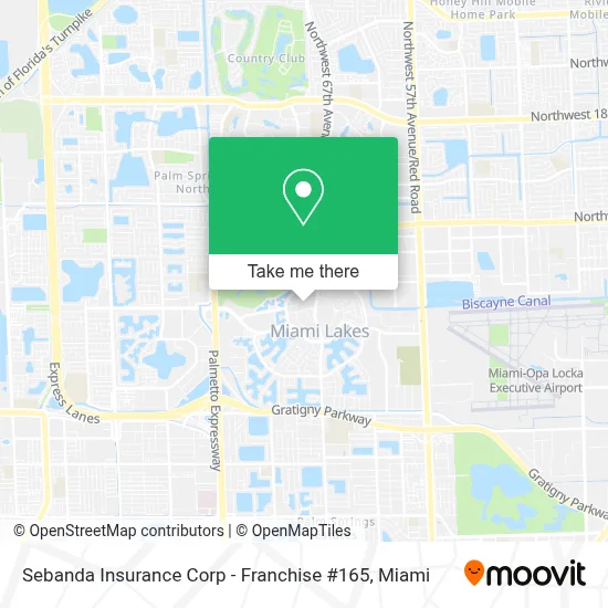 Sebanda Insurance Corp - Franchise #165 map