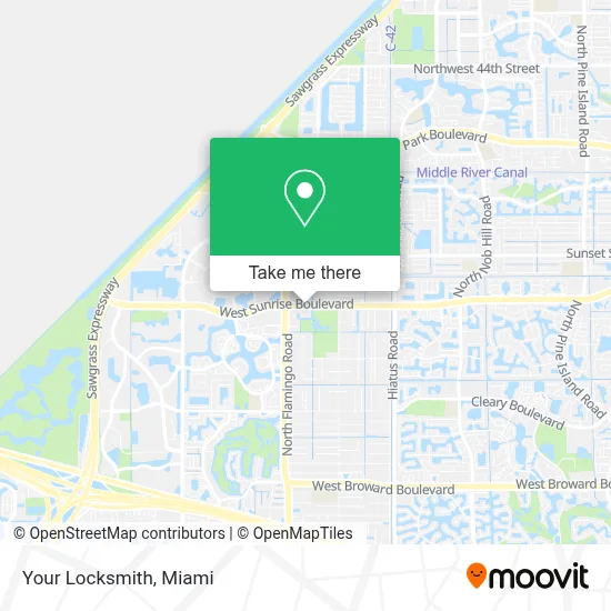 Your Locksmith map