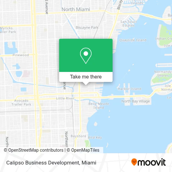Calipso Business Development map