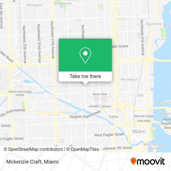 Mckenzie Craft map