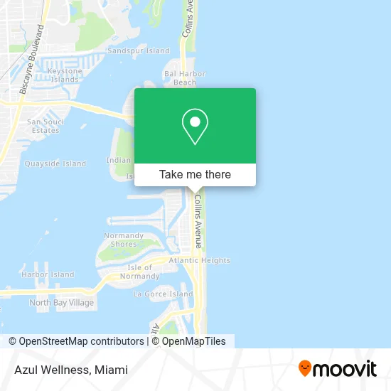 Azul Wellness map