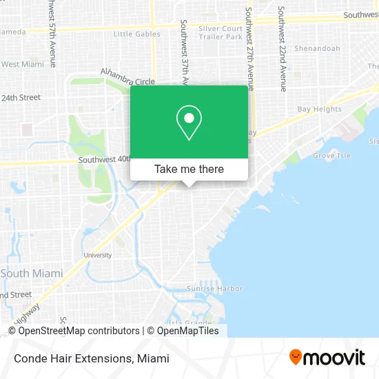 Conde Hair Extensions map