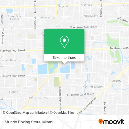 Mundo Boxing Store map