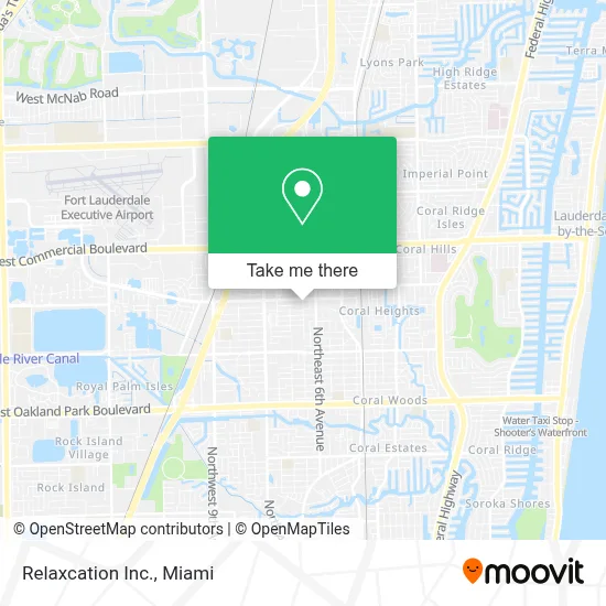 Relaxcation Inc. map
