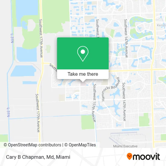 Cary B Chapman, Md map