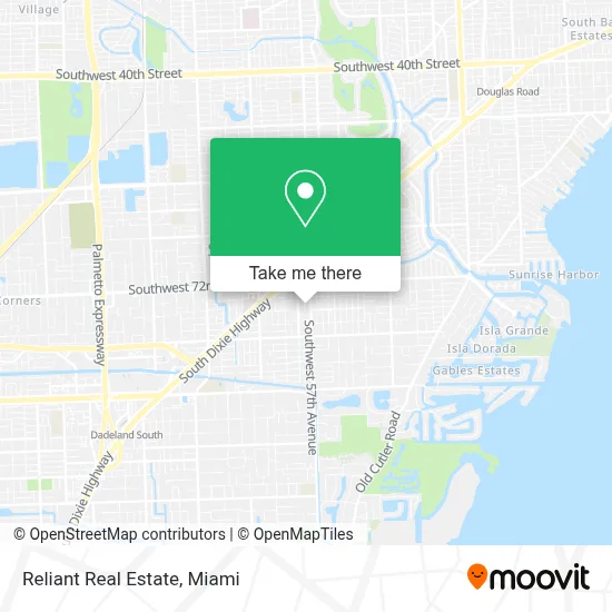 Reliant Real Estate map