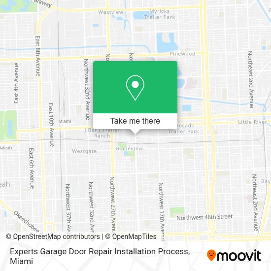 Experts Garage Door Repair Installation Process map