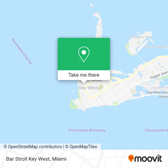 Bar Stroll Key West map