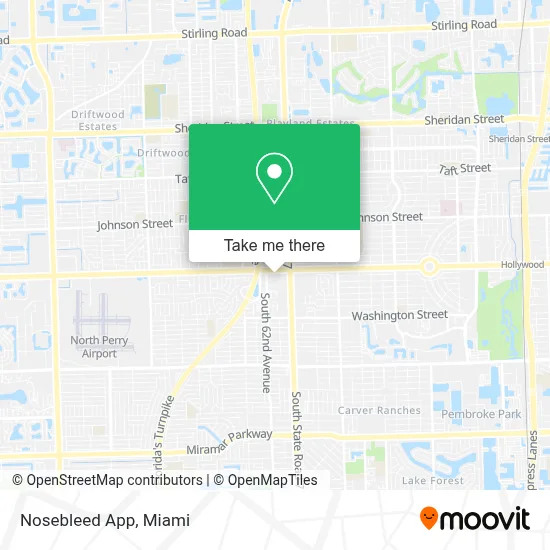 Nosebleed App map