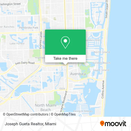 Joseph Gueta Realtor map