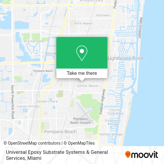 Universal Epoxy Substrate Systems & General Services map