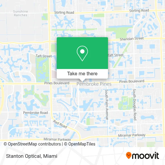 Stanton Optical map