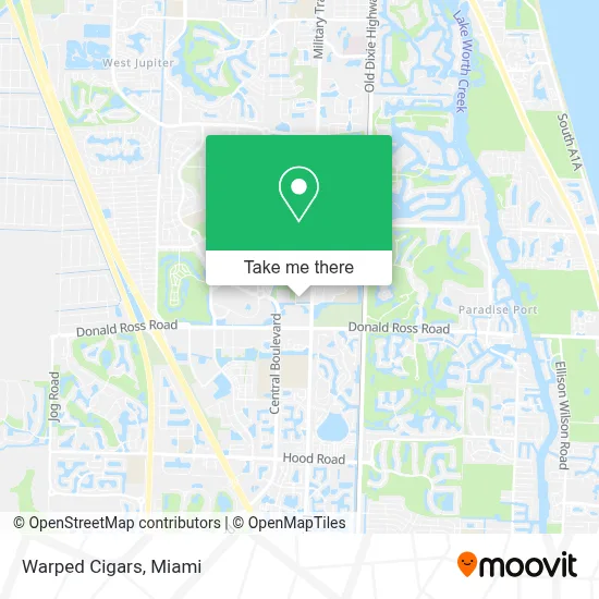 Warped Cigars map