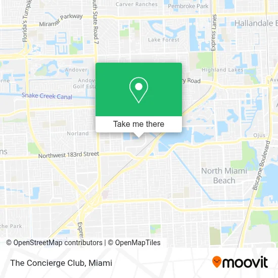 The Concierge Club map
