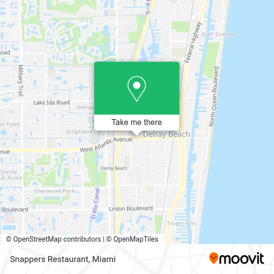 Snappers Restaurant map