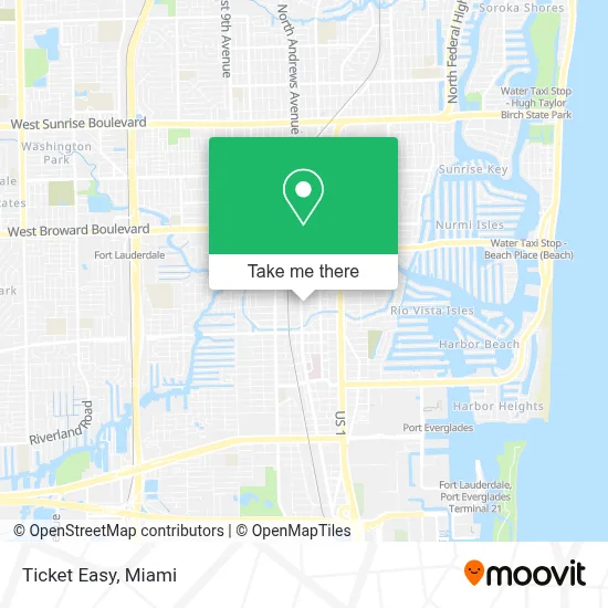 Ticket Easy map