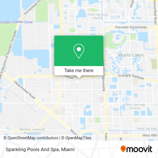 Sparkling Pools And Spa map