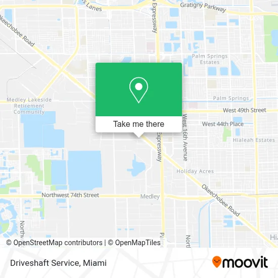 Driveshaft Service map